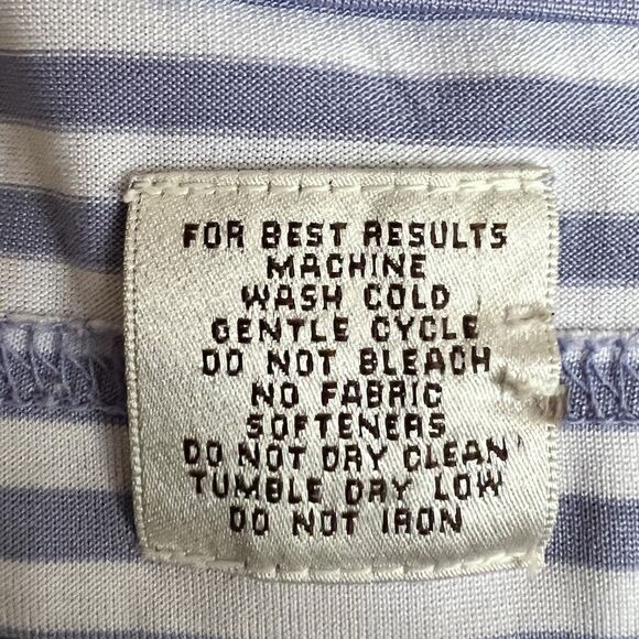 Peter Millar Summer Comfort Golf Polo Shirt Blue Stripe Men’s L - Picture 2 of 5